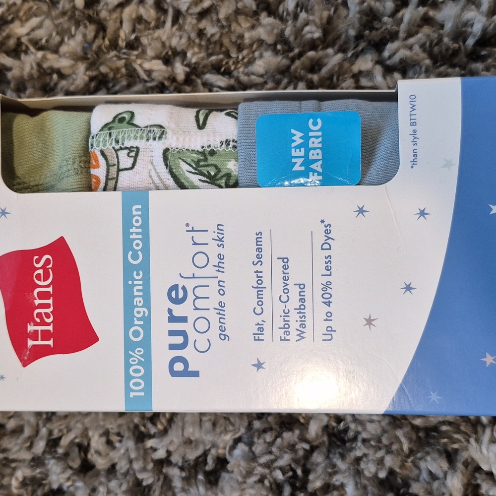 NEW Hanes Tagless Organic Cotton Briefs - Picture 3 of 6